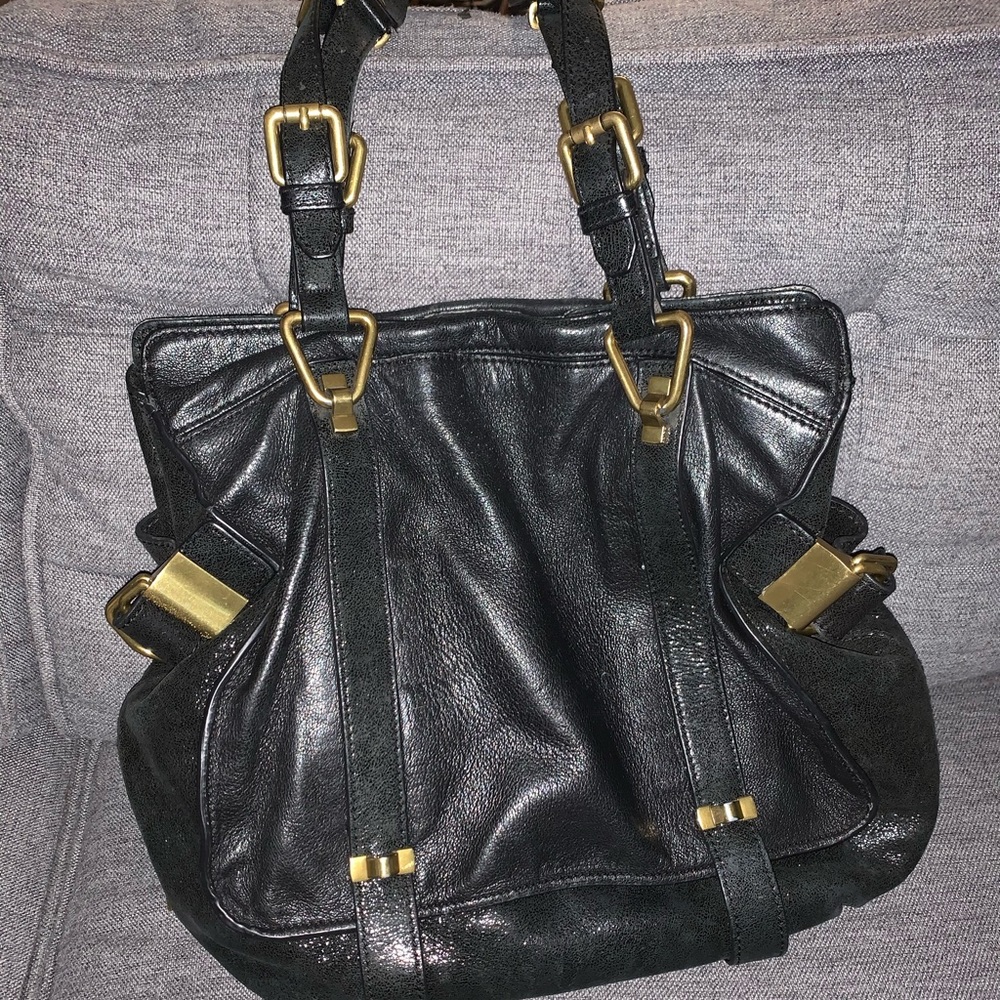Kooba leather shoulder bag